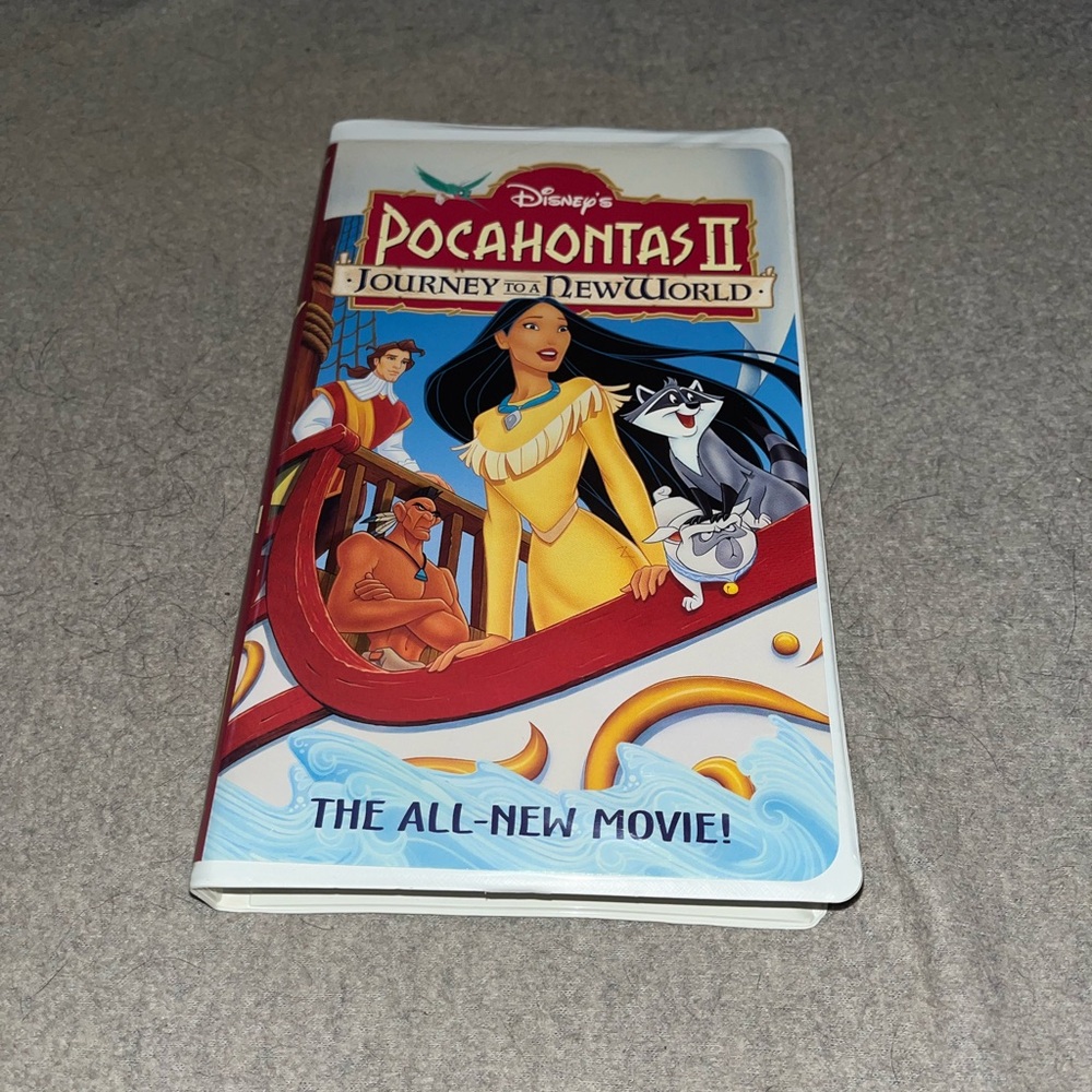 Disney’s Pocahontas II Journey to A New World VHS Movie